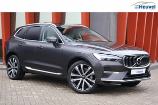 Volvo XC60 T6 Recharge AWD Ultimate Bright | Stoelverwarming | Trekhaak | Leder | HUD | Parkeercamera | H/K | BLIS | Keyless