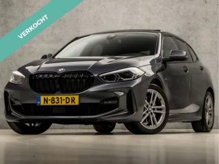 BMW 1 Serie 118i M Sport Automaat (PANORAMADAK, M PAKKET, APPLE CARPLAY, GETINT GLAS, LEDER, SPORTSTOELEN, PARKEERSENSOREN, LANE ASSIST, DAB+, NIEUWSTAAT)
