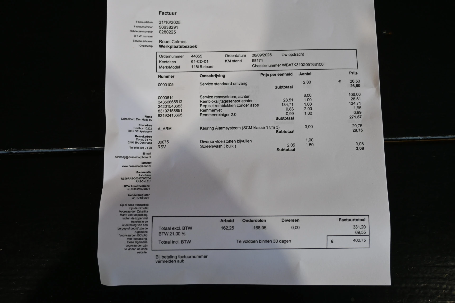 Hoofdafbeelding BMW 1 Serie