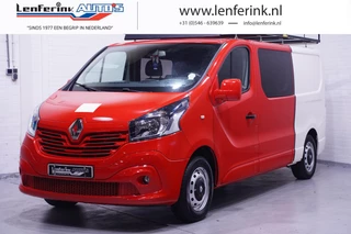 Renault Trafic 1.6 dCi 120 pk L2 Dubbel Cabine 6-Zits Airco Camera, Trekhaak, Imperiaal, Cruise control, PDC achter