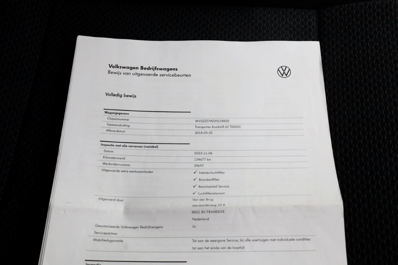 Hoofdafbeelding Volkswagen Transporter