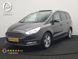 Ford Galaxy 2.0 Titanium 7 Persoons 241pk Automaat | Trekhaak Afn. | Panodak | Camera | Alcantara Sportstoelen Memory & Verwarmd | Apple Carplay | Keyless | Blis | Sfeerverlichting | Cruise Control | Navigatie | DAB | 18"L.M |