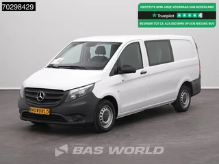 Mercedes Vito 114 CDI Automaat Dubbel Cabine L2H1 Airco Cruise Parkeersensoren Euro6 DC Doka Mixto L2 Airco Cruise control