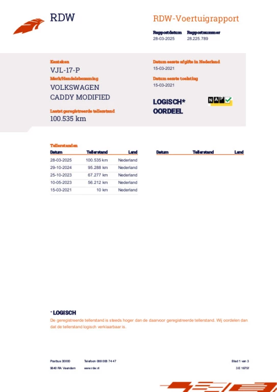 Hoofdafbeelding Volkswagen Caddy