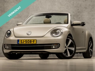 Volkswagen Beetle Cabriolet 1.2 TSI Sportline Automaat (NAVIGATIE, BI-COLOR, KEYLESS, XENON, NAPPA LEDER, SPORTSTOELEN, STOELVERWARMING, CRUISE, PARKEERSENSOREN, NIEUWE APK, NIEUWSTAAT)