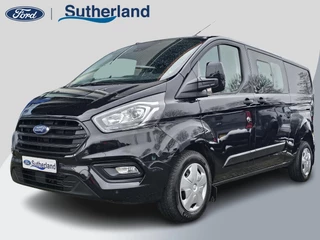 Ford Transit Custom 320 2.0 TDCI L2H1 Trend DC 170pk Automaat | Keurige auto! | Dubbele cabine | Adaptive cruise control | Dubbele Schuifdeur met ruiten | Navigatie | Camera | 6-persoons