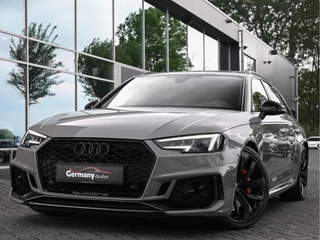Hoofdafbeelding Audi RS4 Audi RS4 2.9TFSI 450pk Quattro RS-Zetels Pano HUD M-LED Rode-Stiksels 20-Inch 360-Camera