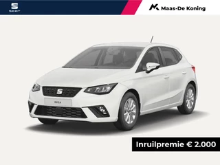 Hoofdafbeelding SEAT Ibiza SEAT Ibiza Style Plus 1.0 95 pk TSI Hatchback 5 deurs | Parkeersensoren achter | Apple carplay/ Android auto | 2000,- inruilvoordeel!