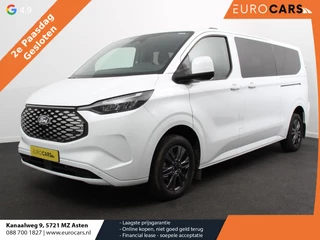 Ford Transit Custom 340 L2H1 Limited 65 kWh 8 persoons Cruise Control | Airco | Lichtmetalen Velgen | Extra getint glas
