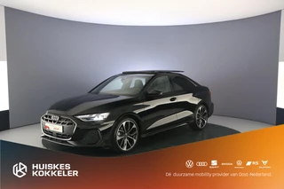Audi A3 Limousine S Edition | Pano | Sonos | Head Up | Ruit Leder | 19 inch | Matrix | Electrische bestuurderstoel | Alcantara |