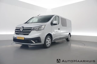 Renault Trafic 2.0 dCi 130pk Dubb.Cab. | L2H1 | 6 pers. | Airco | PDC | Trekhaak | Zilver met. | CarPlay