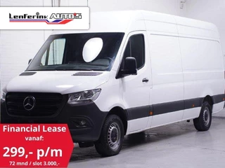 Mercedes-Benz Sprinter 315 CDI 150 pk L3H2 Navi, PDC V+A 360 Camera, Laadruimte Pakket, Cruise Control, 3-Zits