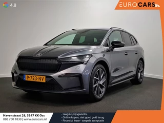 Skoda Enyaq iV 80 Sportline | Navigatie | Climate pack | Assistentie pack | LED  | Extra Getint glas | Lichtmetalen Velgen