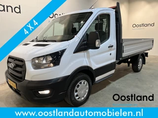 Ford Transit 2.0 TDCI L2 AWD 4X4 170 PK Open Laadbak / Euro 6 / Airco / Cruise Control / Trekhaak / Camera / 20.200 KM !!