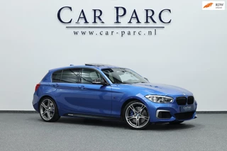 BMW 1-serie M140i xDrive M-PERFORMANCE LED/SCHUIFDAK/ALCANTARA+S.VERWARMING+MEMORY/KEYLESS/19" LMV/PDC/CRUISE/ECC/12 MND GARANTIE!