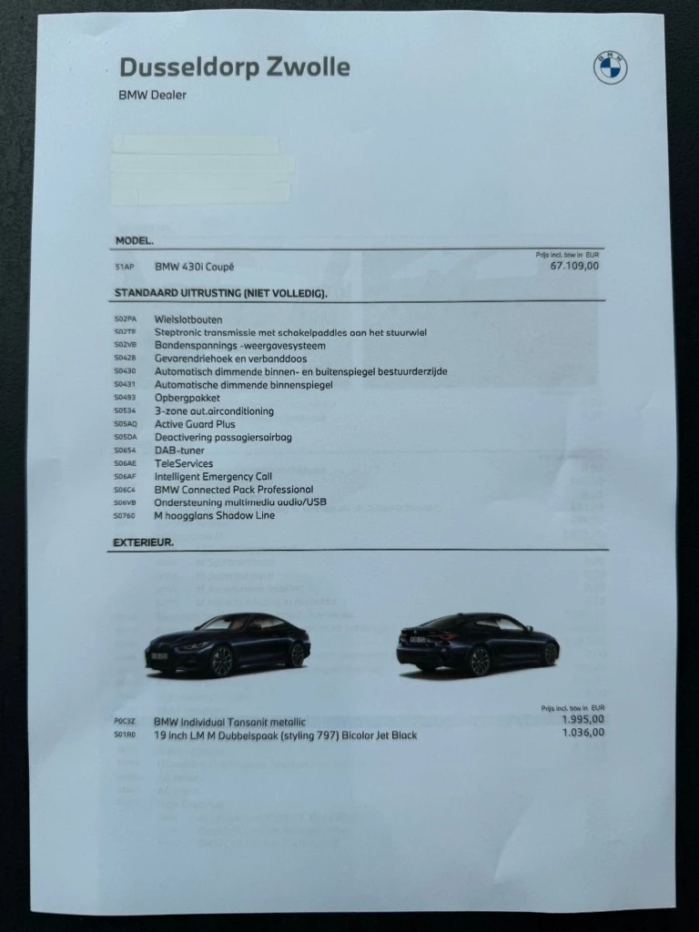 Hoofdafbeelding BMW 4 Serie