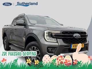Ford Ranger 2.0 Super Cab EcoBlue Wildtrak | SCI | 204pk Automaat | Trekhaak | Lederen Bekleding | Rollertop | 3.500kg Trekgewicht | Adaptieve Cruise