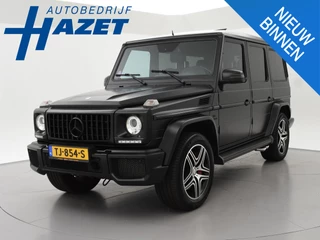 Mercedes-Benz G-klasse 63 AMG V8 544 PK G63 MAT SATIN BLACK + DESIGNO LEDER | DISTRONIC+ | STANDKACHEL | SCHUIFDAK