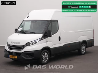Iveco Daily 35S21 BPM VRIJ! 3.0L Automaat 210PK L2H2 2025-Model 3,5t Trekvermogen ACC LED CarPlay Camera Parkeersensoren Velgen Euro6 L3 12m3 Airco Trekhaak