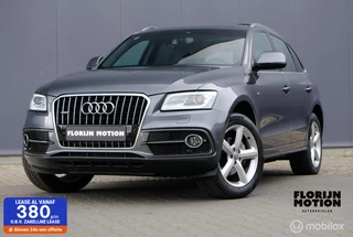 Audi Q5 2.0 TFSI quattro S-Line | Pano dak | 19 Inch | Trekhaak  | Lage KM | Rijklaar | 180 Pk | 2000 kg trekgewicht | Daytona Grey Met.