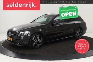 Mercedes-Benz C-klasse 300e AMG Night | Carplay | 360 camera | Trekhaak | Stoelverwarming | Keyless | Leder/Alcantara | Full LED | Navigatie