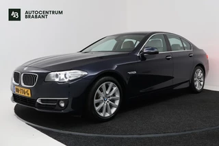 BMW 5-serie 520i High Executive (STOELVERWARMING, NAVIGATIE, ELEKTR STOELEN, CRUISE CONTROL, PARKEERSENSOREN)