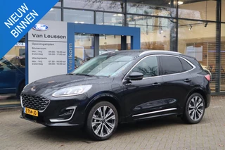 Ford Kuga 2.5 PHEV VIGNALE SCHUIFDAK EL-TREKHAAK LEDER MEMORY B&O-AUDIO HEAD-UP 2xCAMERA AD-CRUISE WINTERPACK