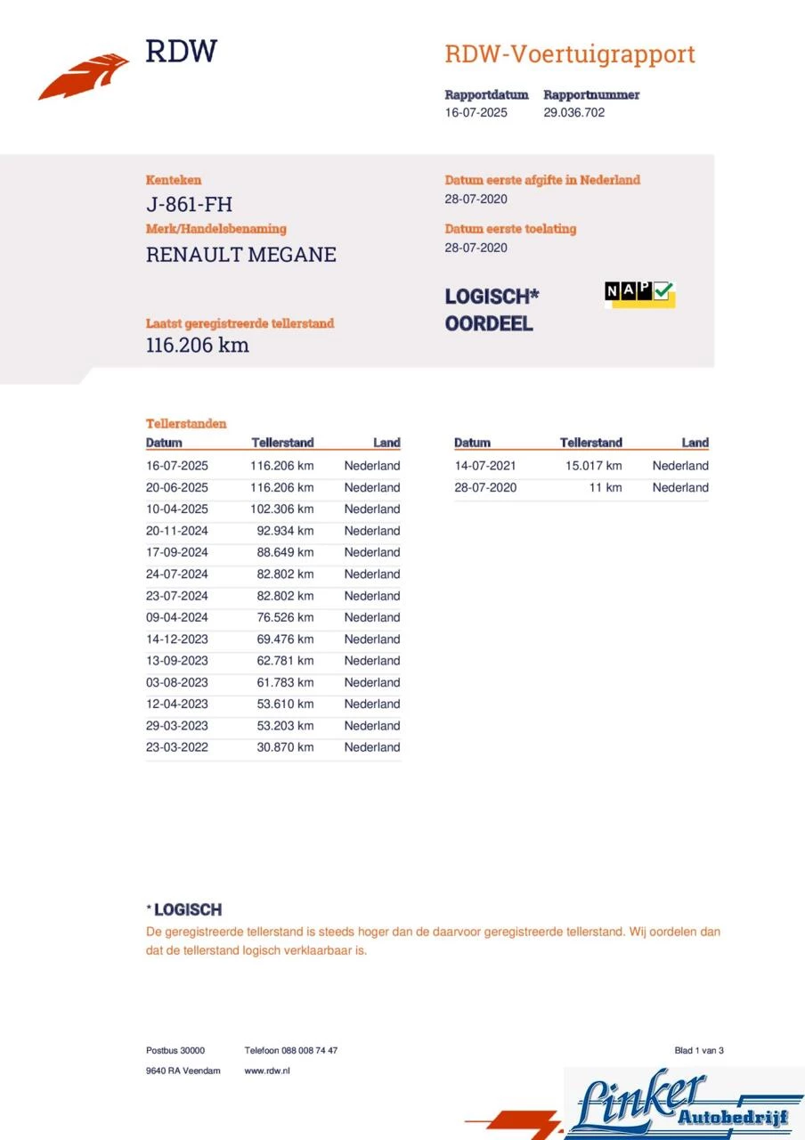 Hoofdafbeelding Renault Mégane Estate