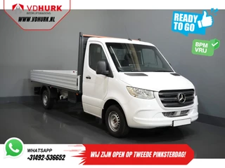 Mercedes-Benz Sprinter 317 CDI Aut. L3 Open laadbak/ 3.5t Trekverm./ MBUX/ 4.3m bak/ Stoelverw./ Cruise/ Trekhaak