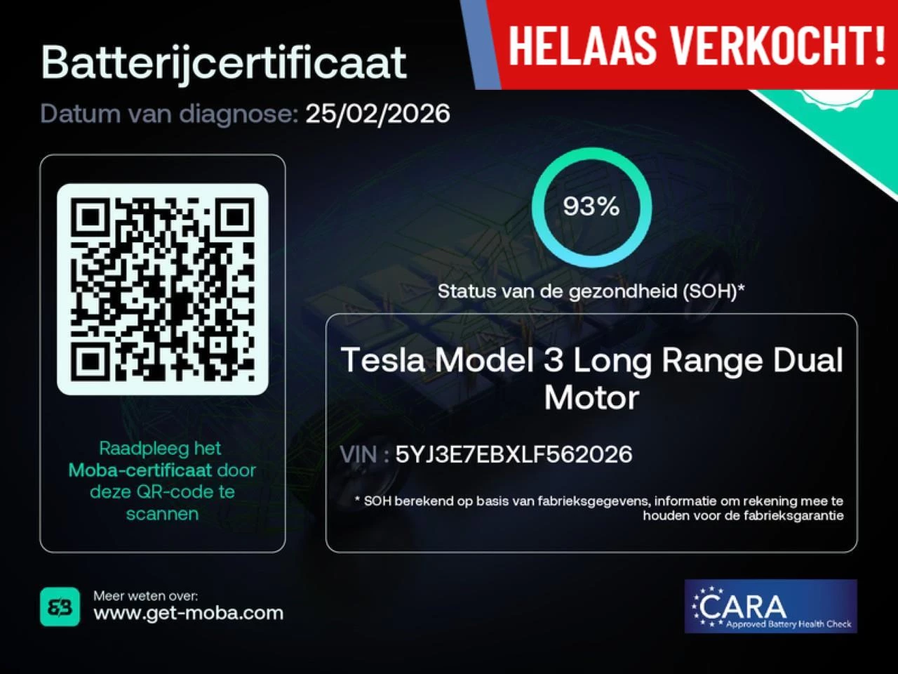 Hoofdafbeelding Tesla Model 3