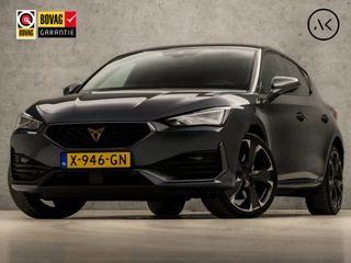 CUPRA Leon 1.4 e-Hybrid VZ Sport 245Pk Automaat (APPLE CARPLAY, GROOT NAVI, MEMORY SEATS, KUIPSTOELEN, SFEERVERLICHTING, STUUR/STOELVERWARMING, CAMERA, LEDER, ADAPTIVE CRUISE, KEYLESS, NIEUWSTAAT)