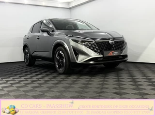 Nissan QASHQAI 1.3 MHEV Xtronic N-Connecta Pano, Half leder, 360 Camera, Stoelverwarming, Navi, Elektrische achterklep, Sfeerverlichting, Keyless start