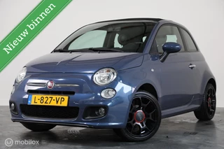 Fiat 500C 1.2 Lounge- AIRCO -OPEN DAK - ZWARTE VELGEN