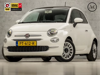 Fiat 500 0.9 TwinAir Turbo Lounge (PANORAMADAK, APPLE CARPLAY, GROOT NAVI, GETINT GLAS, CRUISE, SPORTSTOELEN, LM VELGEN, BLUETOOTH, NIEUWE APK, NIEUWSTAAT)