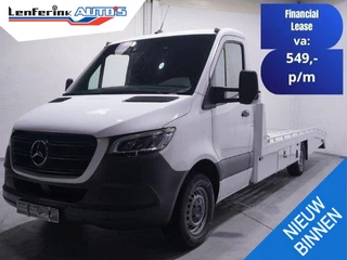 Mercedes-Benz Sprinter 316 CDI 163 pk Aut. Autotransporter Tijhof Navi, LED Koplampen, Adapt. Cruise, Trekhaak 2.800 kg, 2-Zits