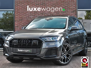 Audi Q7 55 TFSI quattro S-Line 7-persoons Pano S-zetels Trekh ACC HUD B&O 360 Soft-close