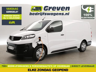 Fiat E-Scudo 75 kWh L3H1 | Elektrisch | EMISSIEVRIJE ZONE | 360 Camera Airco Cruise Carplay Navi 3 Persoons PDC