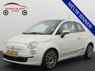 Fiat 500 0.9 TwinAir Lounge PARELMOER / BRUIN LEDER / XENON / PANORAMADAK / NAVI / AIRCO / PDC / BLUETOOTH / NL-AUTO