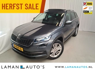 Skoda Kodiaq 1.5 TSI 150pk DSG Style Business Aut. | Open dak Leder-Alcantara CarPlay Canton ECC Navi LED ACC 19" LMV Camera BLIS Metallic | Voorschoten