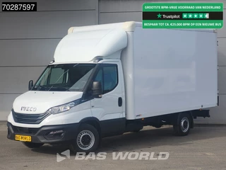 Iveco Daily 35S16 Automaat Bakwagen Achterdeuren Airco Camera Euro6 Meubelbak Koffer 21m3 Airco
