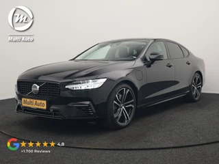 Volvo S90 T8 AWD Ultimate Dark PHEV 455pk LONG RANGE Dealer O.H | Panodak | Adaptive Cruise | 360 Camera | Lederen Sportstoelen Memory | Pilot Assist | Stuurverwarming |  20"L.M | BLIS | Google Maps |