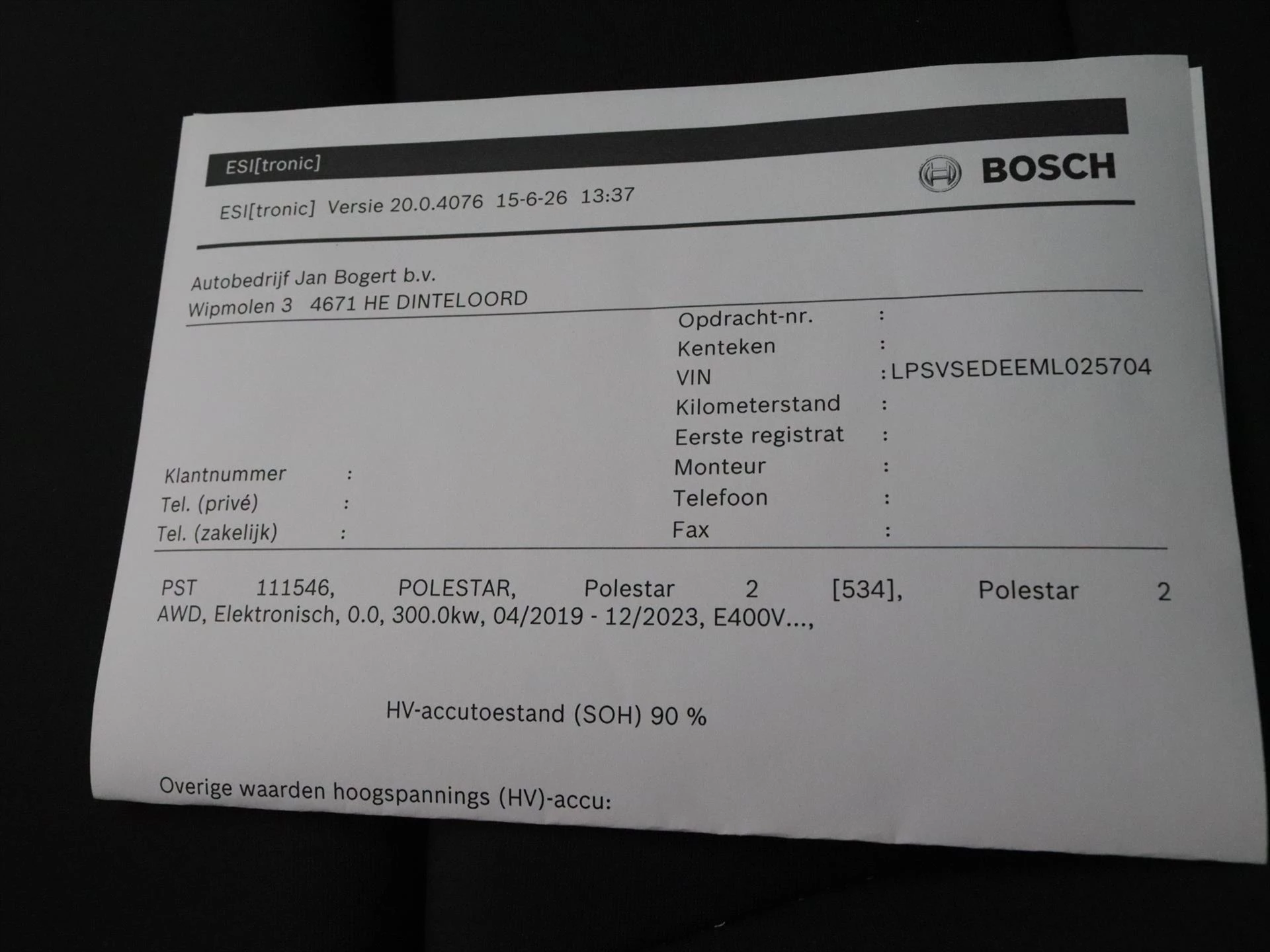 Hoofdafbeelding Polestar 2