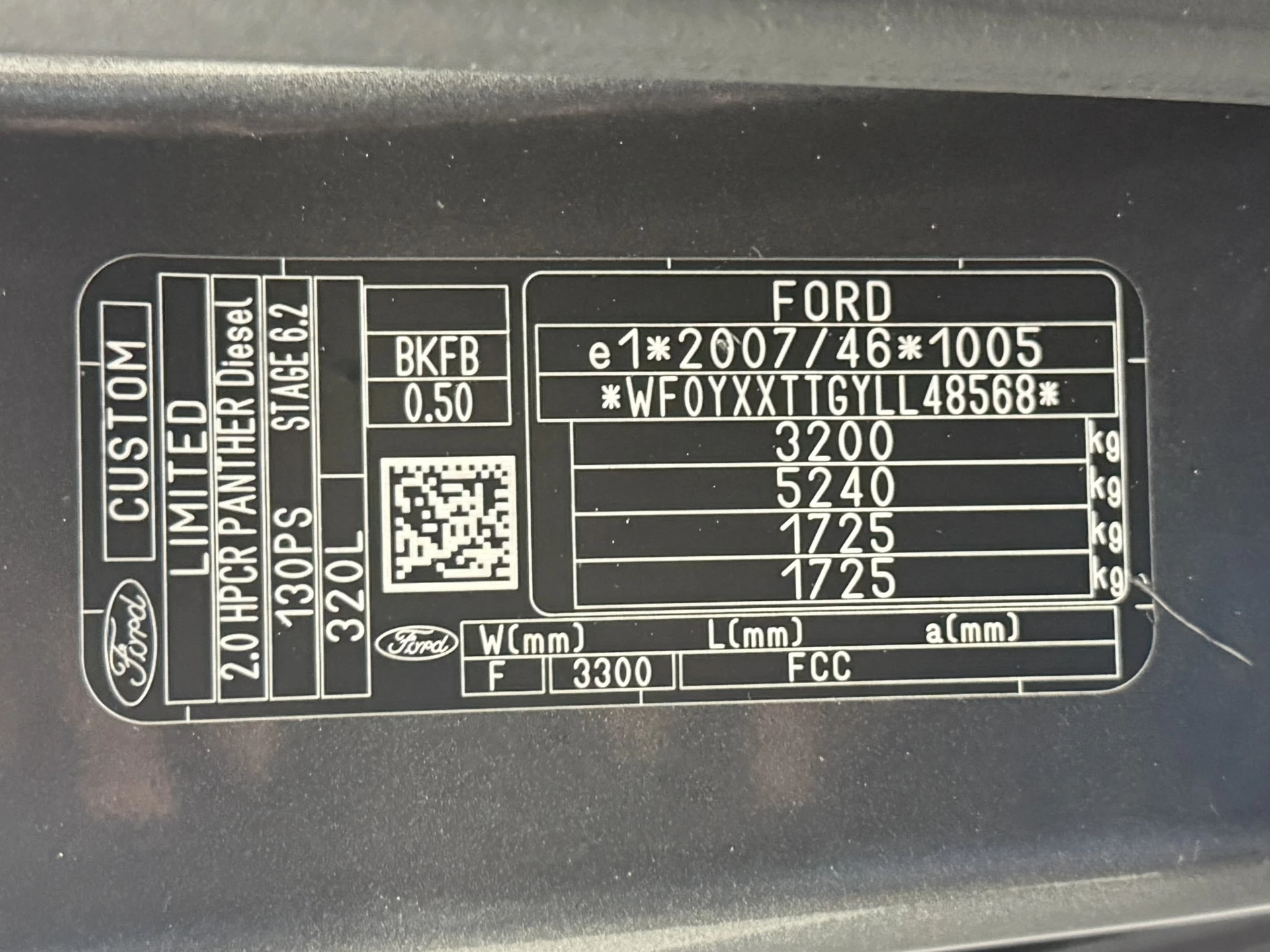Hoofdafbeelding Ford Transit Custom