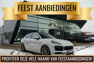 Porsche Cayenne Coupé 3.0 E-Hybrid 462PK Krijtgrijs SportDesign Luchtvering Lightweight Package Carbon Dak 4-wielsturing NLauto