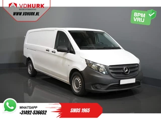 Mercedes-Benz Vito 114 CDI Aut. L3 343 XL EURO6 BPM VRIJ! Standverw./ Stoelverw./ Cruise/ Camera/ Airco