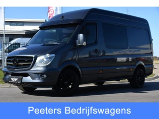 Hoofdafbeelding Mercedes-Benz Sprinter Mercedes-Benz Sprinter V6 319 3.0 L2H2 DC PB Edition Camera, Cruise, 3500KG Trekhaak, Stoelverwarming, Automaat, Multimedia, 190PK, Uniek!