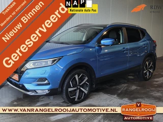 Nissan Qashqai 1.2 Tekna, trekh., pano, 360 cam., 19" lmv, half leer, stoelverw.