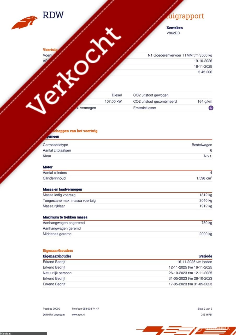 Hoofdafbeelding Opel Vivaro