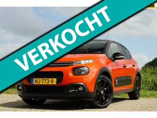 Citroen C3 1.2 PureTech S&S 110pk Shine - Orange Power/Noir - Panorama