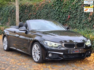 BMW 4-serie Cabrio 420i M Sport High Executive Cabrio Dig. Dash Apple CarPlay Elek.Stoelen Nbt Evo GR Navi Leder Zwart NAP